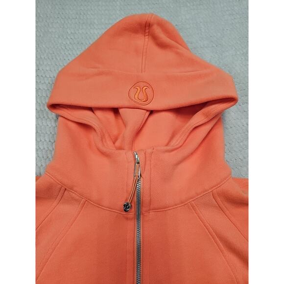 Lululemon Sweatshirt Womens M/L Scuba Oversized 1/2 Zip Orange - Picture 4 of 9